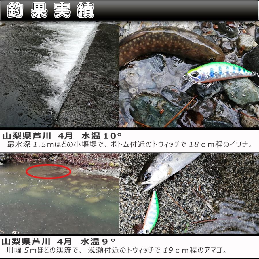 渓流 ルアー トラウト ミノー 5個 セット シンキング 5cm 4.8g 渓流 ルアー トラウト ミノー 5個 セット シンキング 5cm 4.8g