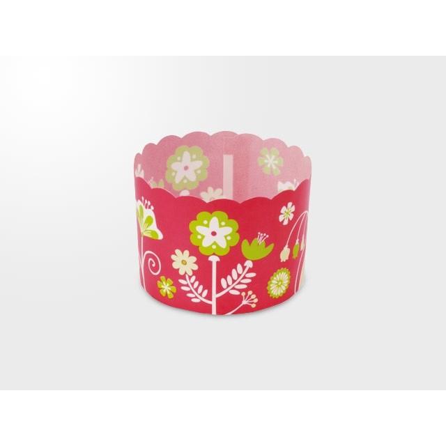 セール開催中最短即日発送 ホワイティカップ フラワーピンク 100枚入 マフィンカップ カップケーキ Discoversvg Com