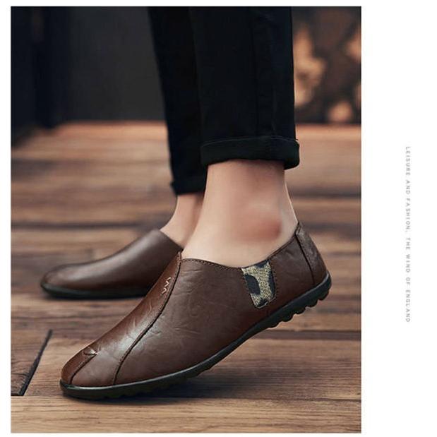 ビジネスシューズ メンズ 本革 プレーントゥ ドライビングシューズ