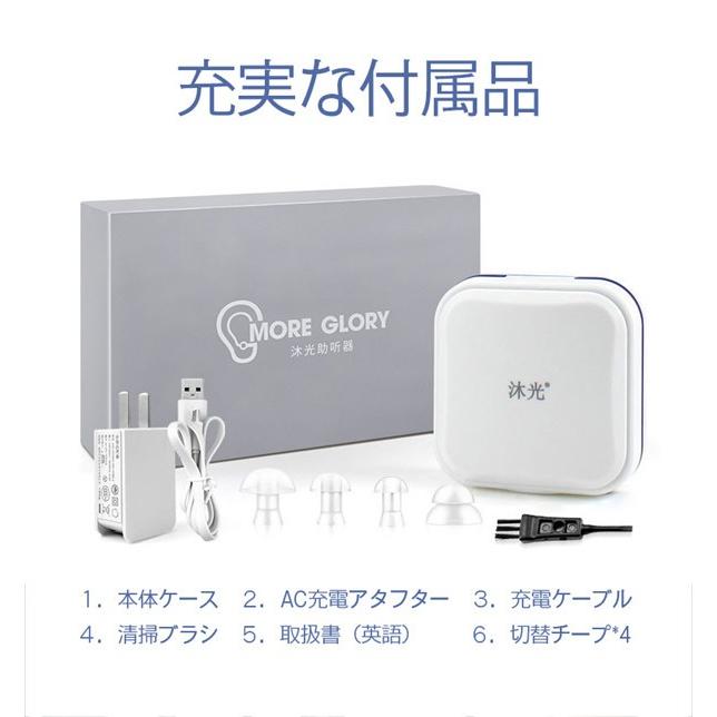 集音器 拡聴器 充電式 軽量 医療用素材 左右両用耳掛けタイプ 両親 高齢者用 お年様用 雑音抑え VHP1204 父の日 母の日 おじいさん お婆さん プレゼント|convenience|12