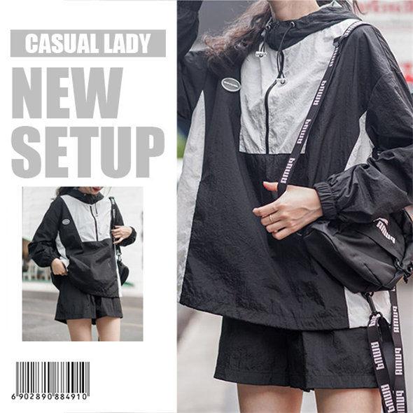 ジャージ スウェットパンツ レディース ブルゾン 長袖 ルームウェア スウェット 通気 半ズボン セットアップ ショートパンツ トレーナー おしゃれ 夏秋 venus Convenience ヤフー店 通販 Yahoo ショッピング