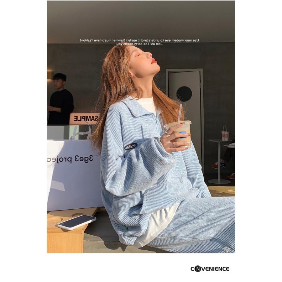 上下セット セットアップ レディース 2点セット スウェット ジャージ