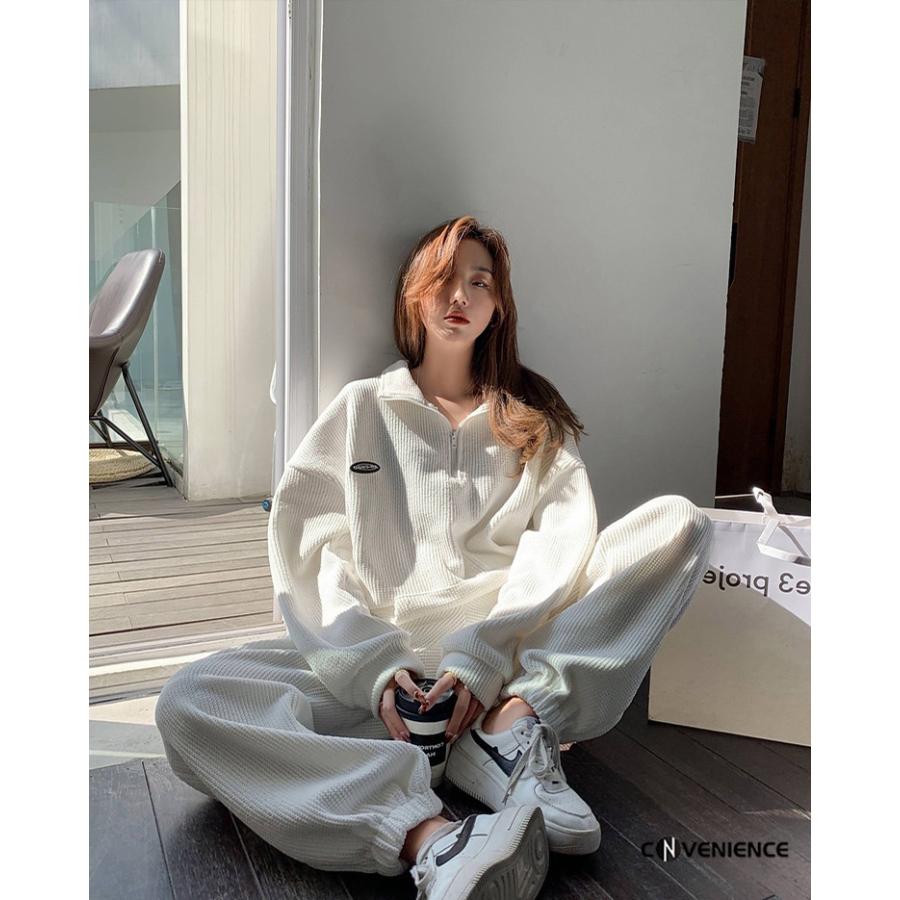 上下セット セットアップ レディース 2点セット スウェット ジャージ
