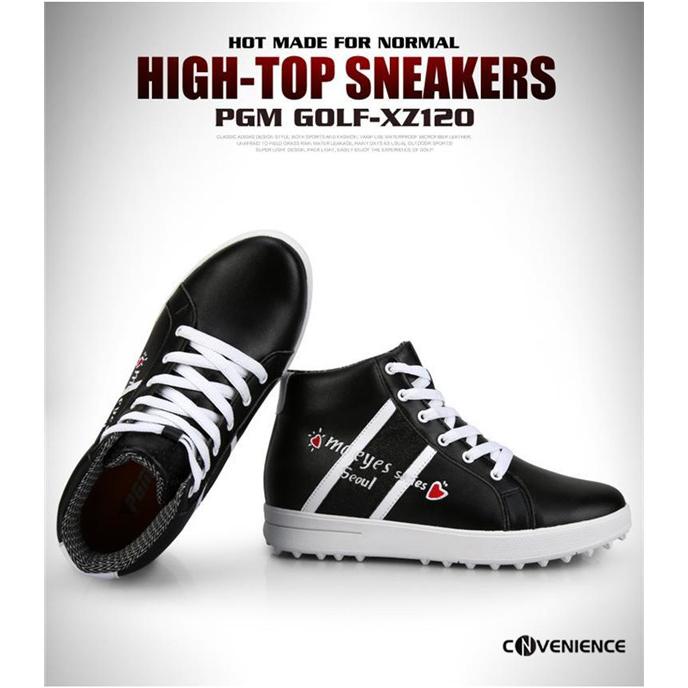 スパイクレス ゴルフシューズ レディース ハイカット ブーツ