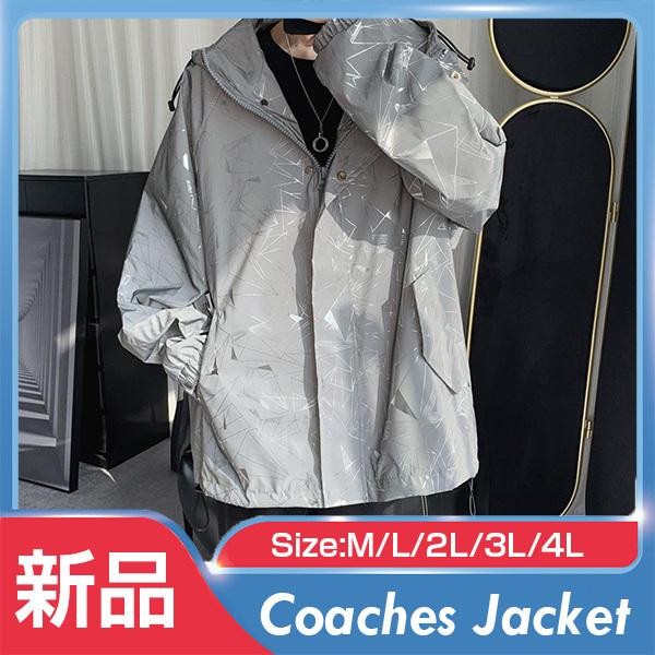 コーチジャケット メンズ ブルゾン スイングトップ ウインドブレーカー おしゃれ カジュアル ライトアウター 春秋 代 30代 40代 50代 バイク 無地 アメカジ 最大 オフ