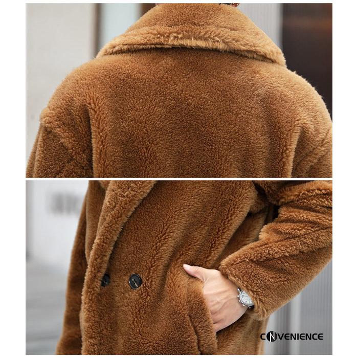 ロングコート ムートンコート フリースコート メンズ ボアコート アウター 裏ボア 裏起毛 もこもこ 冬 防寒 暖かい おしゃれ 高級 大きいサイズ 韓国風 214conve Convenience ヤフー店 通販 Yahoo ショッピング