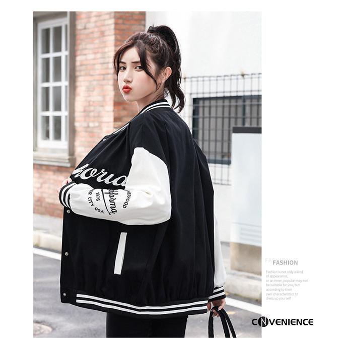 スタジャン スタジアムジャンパー レディース トップス ジャケット ブルゾン 野球服 おしゃれ スポーツ 配色 オシャレ アウター かわいい 体型カバー 着痩せ 最も信頼できる