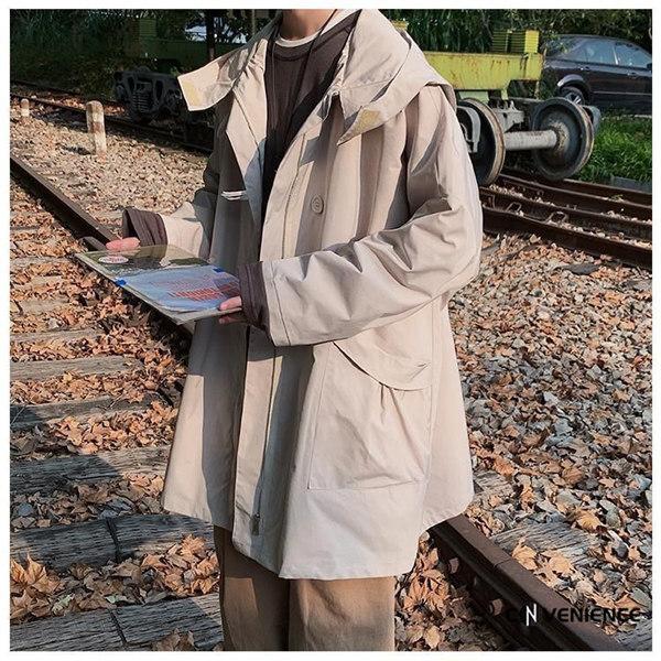 チェスターコート メンズ ロングコート ビジネスコート カジュアル 通勤 アウター フード付き オシャレ 大きいサイズ 代 30代 40代 50代 ブランド 21秋冬 Cofuku Convenience ヤフー店 通販 Yahoo ショッピング