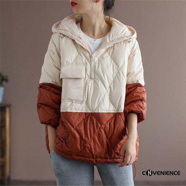ダウンパーカー メンズ レディース ダウン ジャケット アウター フード付き ゆったり ユニセックス 暖かい 韓国風 ブランド 大きいサイズ 代 30代 40代 50代 Cofuku Convenience ヤフー店 通販 Yahoo ショッピング