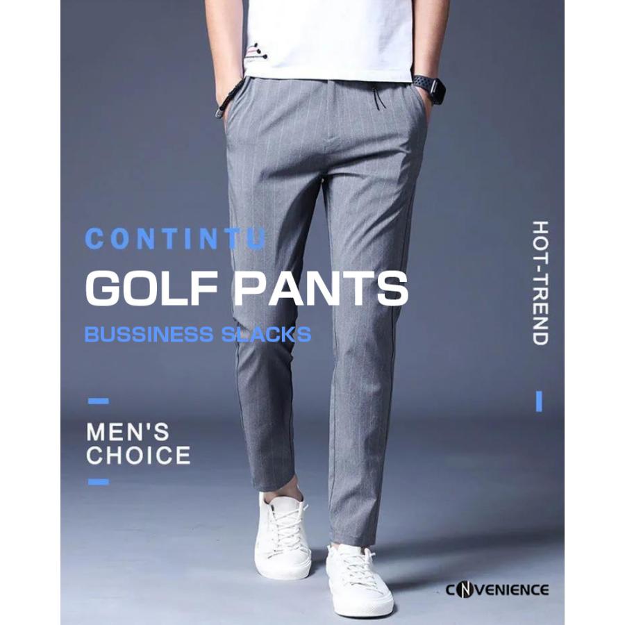 激安人気新品 スラックス メンズ ビジネススラックス スリム パンツ ノータック メンズズボン ウォッシャブル ストライプパンツ ウエストゴム 美脚 細身 紳士ズボン 夏秋 Aynaelda Com