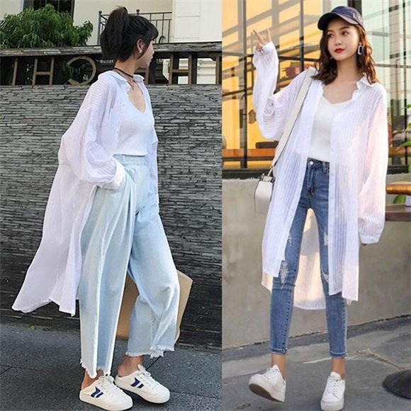 大きいサイズ ロングカーディガン 薄手 マキシ ロング丈 ホワイト 白 春 夏 秋 Uvカット 紫外線カット シンプル 無地 薄 コーディガン Conve Convenience ヤフー店 通販 Yahoo ショッピング