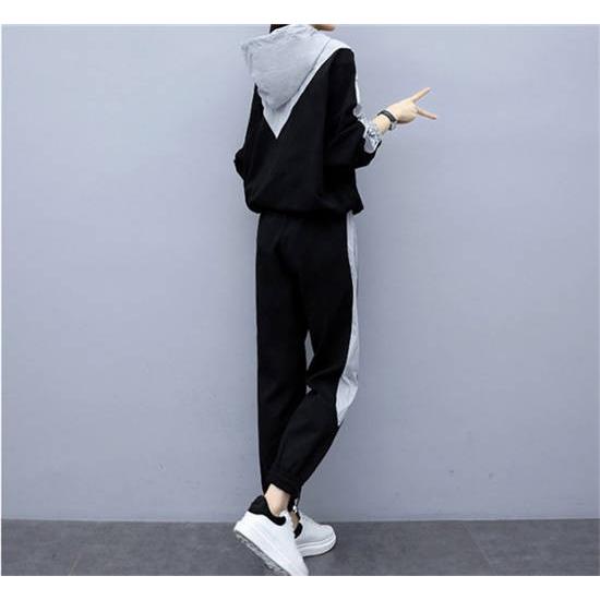 セットアップ レディース 上下セット スウェット レディース 長袖 ブラウス パーカー スウェットパンツ ジャージ セット カジュアル ルームウェア 部屋着 Conve Convenience ヤフー店 通販 Yahoo ショッピング