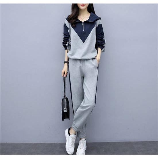 セットアップ レディース 上下セット スウェット レディース 長袖 ブラウス パーカー スウェットパンツ ジャージ セット カジュアル ルームウェア 部屋着 Conve Convenience ヤフー店 通販 Yahoo ショッピング
