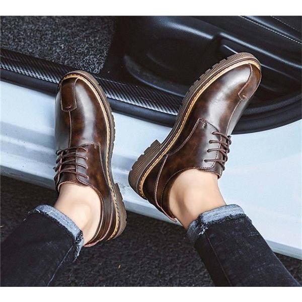 ビジネスシューズ メンズ 本革 メンズシューズ 紳士靴 ブーツ カジュアルシューズ 幅広 本革靴 靴 代 30代 40代 50代 Convea Convenience ヤフー店 通販 Yahoo ショッピング