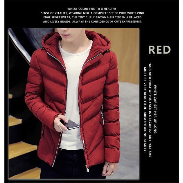 ダウン メンズ ダウンジャケット ダウンコート メンズ フード付き キルティング スリム 細身 中綿コート 軽量 秋冬 Convejacket Convenience ヤフー店 通販 Yahoo ショッピング