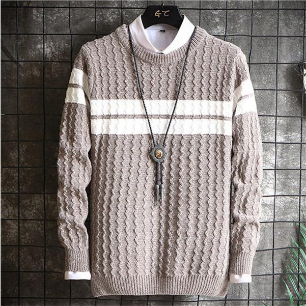 お気にいる トップス ニット セーター メンズ ケーブルニット 長袖 カジュアル ニット メンズ ケーブル編みニット ネック ニット クルーネック カットソー トップス メンズ キレイ目 アメカジ 秋 冬 Www Threeriversofs Com