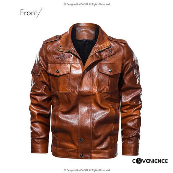 最高の品質の スカジャンメンズ 革ジャケット アウター 裏起毛 ライダースジャケット レザージャケット バイクジャケット お兄系 B系 革ジャン 30代 40代 50代 Recomenda Co