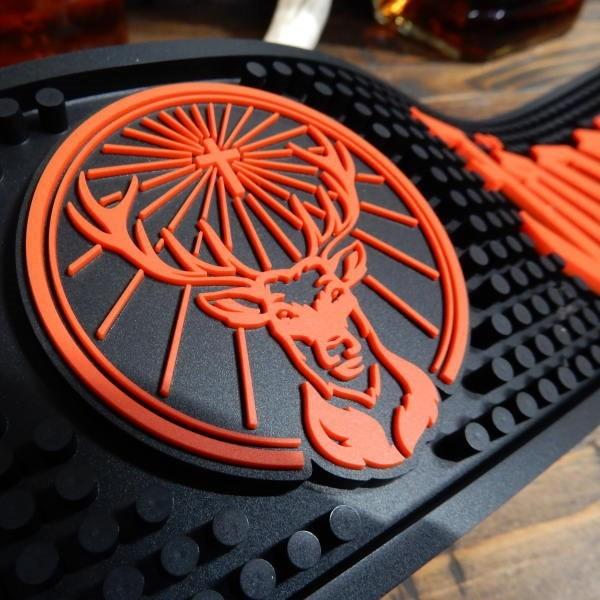 バーマット カウンター Bar Mat Jagermeister イエーガーマイスター バド ラバー製 グラス置き／キッチン雑貨 Bar