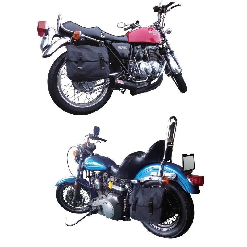 アーミーサドルバッグ 2WAY サドルバッグ ショルダーバッグ キャンバス地 ウォッシュ加工 ヴィンテージ Canvas Saddle Bag バイク用バッグ 国産 外車｜coo-eshop｜22