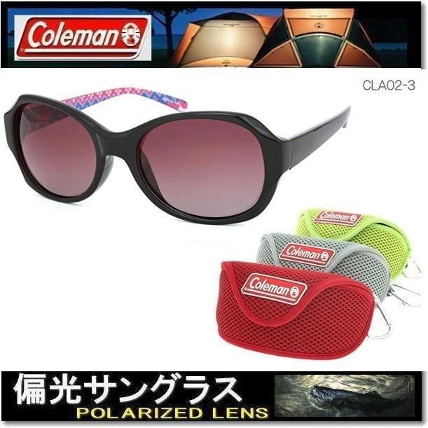 レディース Coleman コールマン 偏光サングラス ブラウン ドライブ フェスウェーブ柄 おしゃれ Cla02 3 人気top