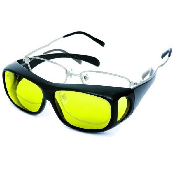 コールマン Coleman オーバーグラス メガネの上から装着 夜間／雨運転用 サングラス UVカット 視界良好 DRIVING SUNGLASSES ドライビンググラス CO3012-DR