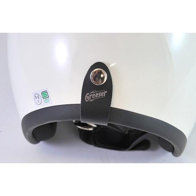 ジェットヘルメット GREASER 60’s PLANE グリーサーSG規格(全排気量) HELMETS ビンテージモデル スモールジェッペル アイボリー｜coo-eshop｜07