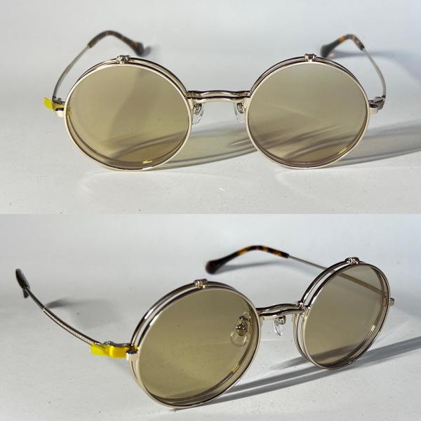 ジョン・レノン サングラス 跳ね上げ式 丸めがね ユニセックス用