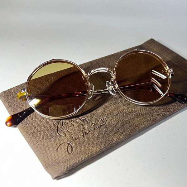 ジョン・レノン サングラス 跳ね上げ式 丸めがね ユニセックス用