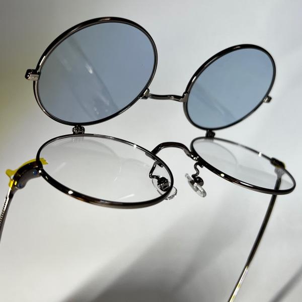 ジョン・レノン サングラス 跳ね上げ式 丸めがね ユニセックス用