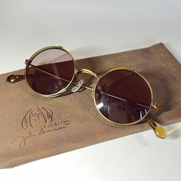 ジョン・レノン サングラス 跳ね上げ式 丸めがね ユニセックス用