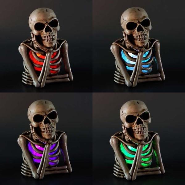 光る LED メタリックドクロ はにかむ BE-SHY METALLIC SKULL 光る LED メタリックドクロ はにかむ BE-SHY METALLIC SKULL