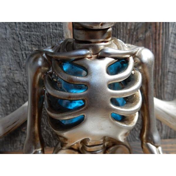 光る LED メタリックドクロ 瞑想 MEDITATION METALLIC SKULL 光る LED メタリックドクロ 瞑想 MEDITATION METALLIC SKULL