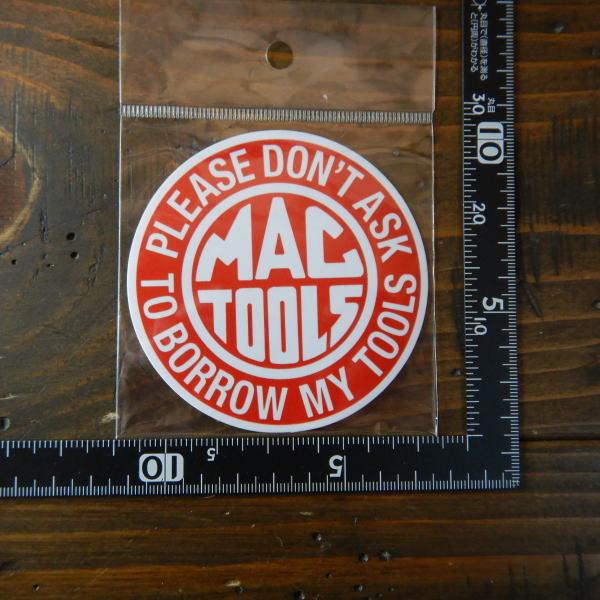 MAC TOOLS マックツールズ アメリカン雑貨 STICKER ステッカー シール｜coo-eshop｜02