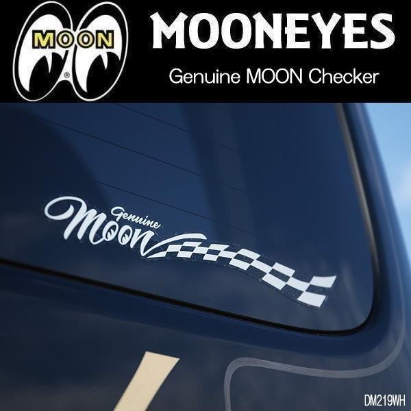 ムーンアイズ MOONEYES Genuine MOON Checker Sticker ジェニュイン ムーン チェッカー ステッカー DM219