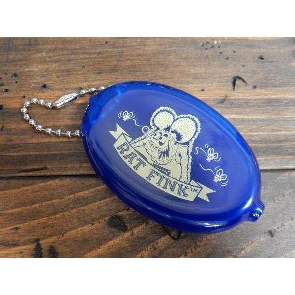 Rat Fink ラットフィンク RUBBER COIN CASE ラバーコインケース キーチェーン 小銭入れ RAF456-BL｜coo-eshop｜03