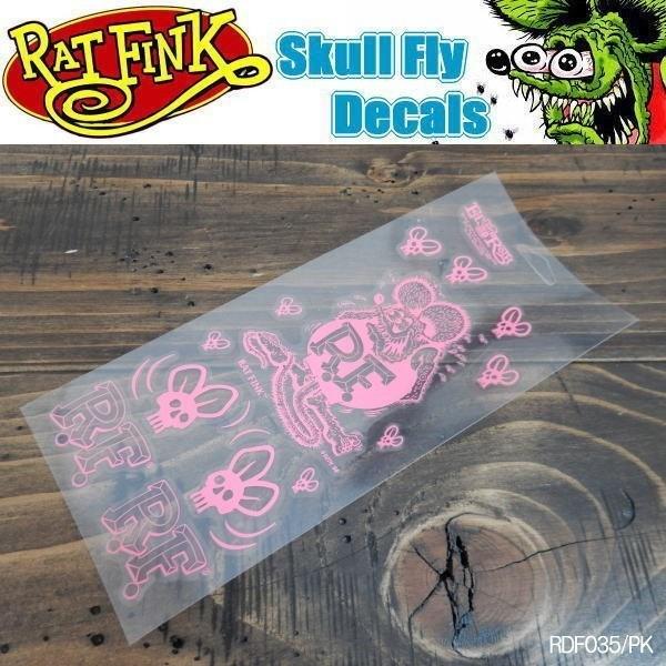 RAT FINK（ラットフィンク） スカルフライ ステッカー シール 抜き