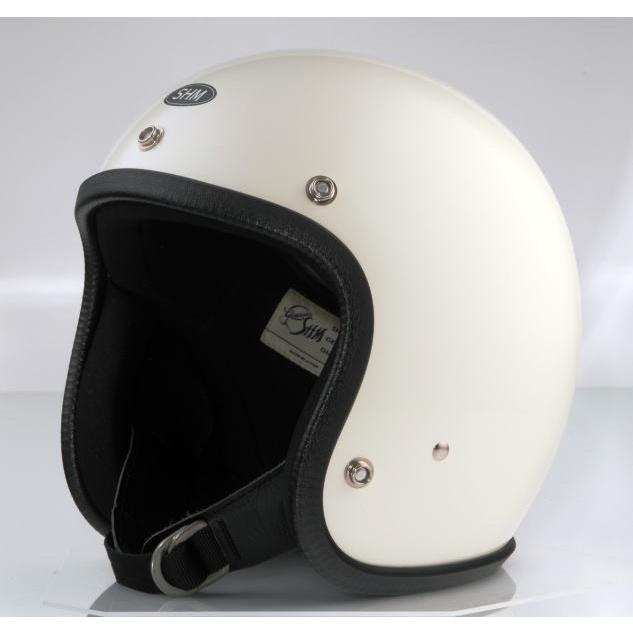 ジェットヘルメット SHM SG規格(全排気量) HELMETS ビンテージモデル スモールジェッペル 日本製 アイボリー｜coo-eshop｜03