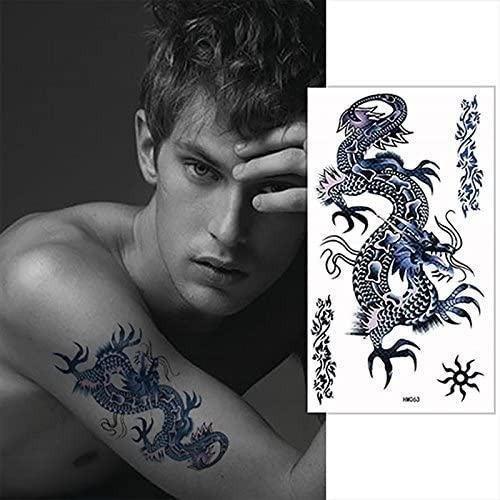 79 Off 龍 ドラゴン Dragon タトゥーシール Tatoo 入れ墨 刺青 フェイク シート ステッカー 転写 墨 クラブ ファッション ボディーアート Tatoo 13 Wantannas Go Id