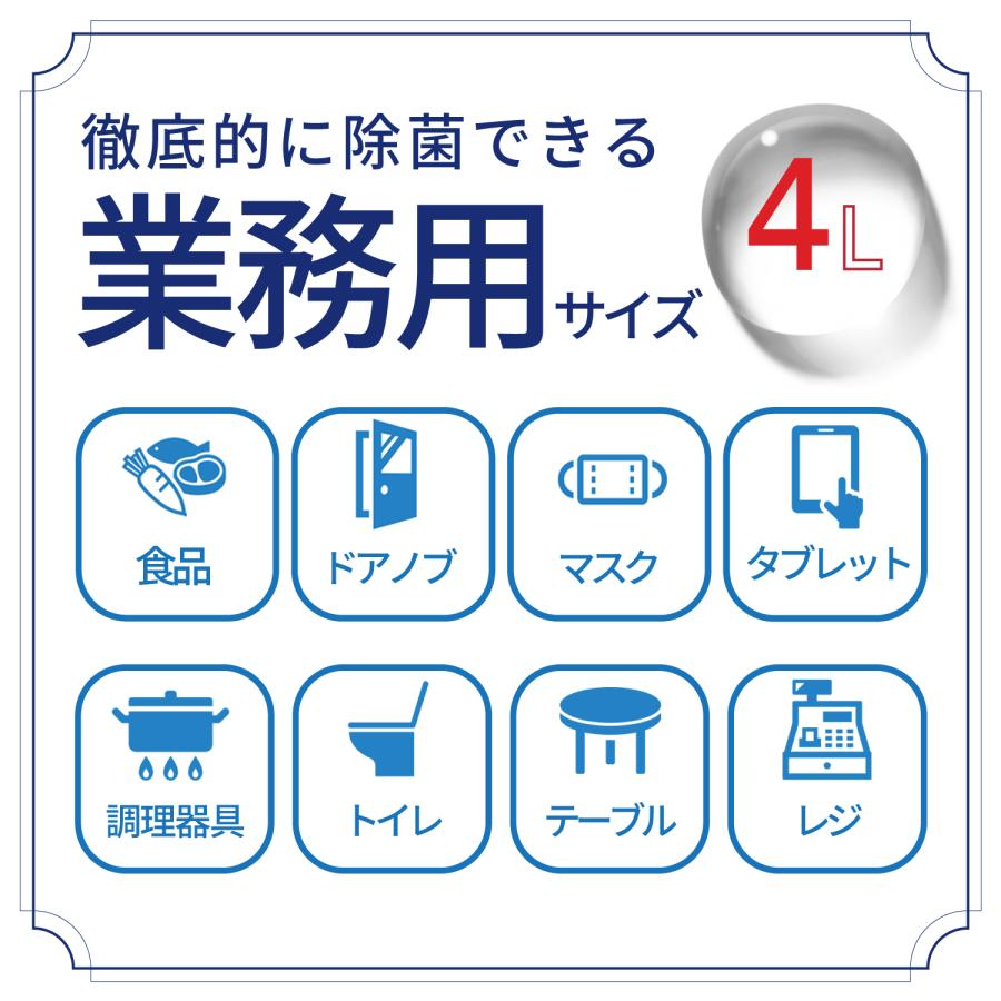 アルコール77％ 製剤a 16L 【4リットル×4個】 業務用 日本製 BY ROLAND アルコール除菌 詰替え用 除菌液 大容量の画像