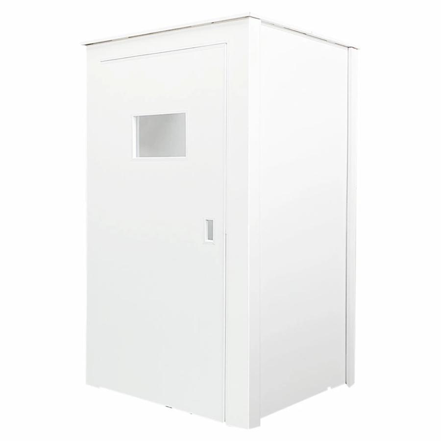 [代引不可・メーカー直送] テレワーク ブース 組立式 個室 【右開き扉/左開き扉】 セパレーター パーティション パーテーション ひとり空間 家庭内オフィス |  | 01