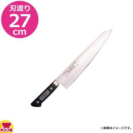 河村刃物 堺菊守 スタンダード 口金付・本刃付 牛刀 27cm（送料無料、代引OK）