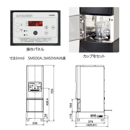 中部　カップブレンダー　SM50WA（送料無料、代引不可）