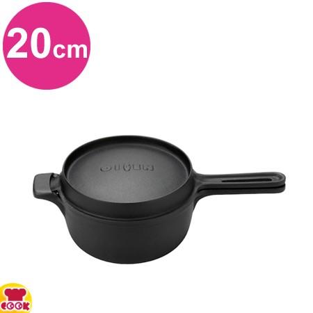 【新品】OIGEN 南部鉄器ダッチオーブン天火 片手 20cm F-357 OIGEN 南部鉄器 ダッチオーブン 及源鋳造 20cm片手鍋