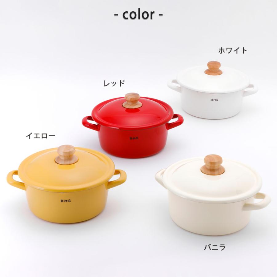 富士ホーロー BMS ビームス シンプル ホーロー キャセロール 20cm