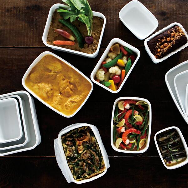 富士ホーロー 深型容器 角型 L konte コンテ orange オランジェ