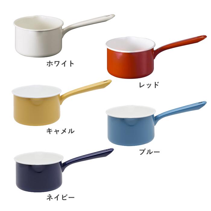 月兎印 ホーロー ミルクパン 14cm 1.2L 全5色 IH対応　片手鍋 野田琺瑯 日本製｜cooking-clocca｜14