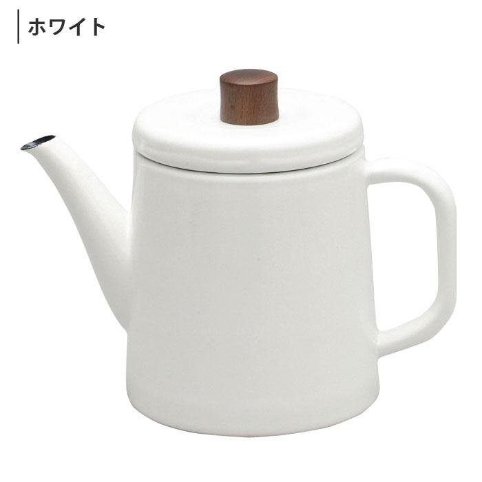 野田琺瑯（noda horo） ポトル 1.5L ガス火 IH対応 ホーロー ケトル