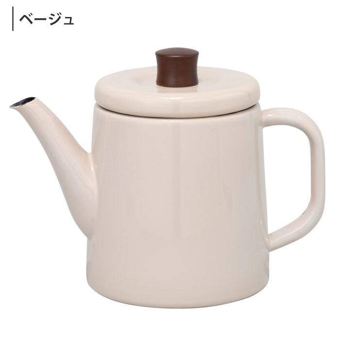 野田琺瑯（noda horo） ポトル 1.5L ガス火 IH対応 ホーロー ケトル