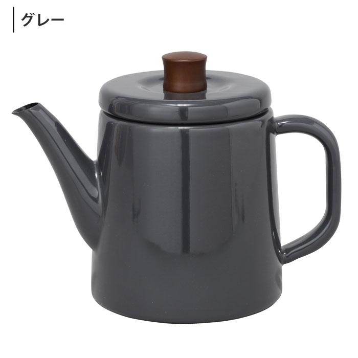 野田琺瑯（noda horo） ポトル 1.5L ガス火 IH対応 ホーロー ケトル