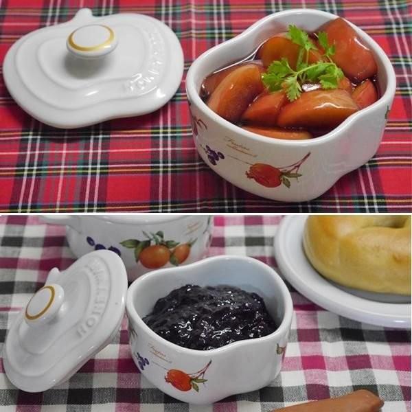 フルータスコレクション 2 ストーンウェア アップル 【富士ホーロー